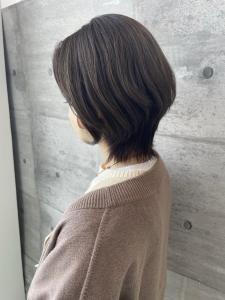 大人可愛い30代40代小顔ベージュミディアムレイヤー★山之内 - SARA Beauty Sight 志免店掲載