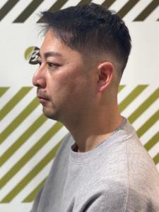 大人カッコいい20代30代40代アップバンクショート - BARBER-BAR 四谷店掲載