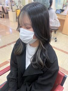 ブルージュカラー×ホワイトベージュフェイスフレーミングカラー - e.m.a PREMIUM BEAUTY SALON掲載