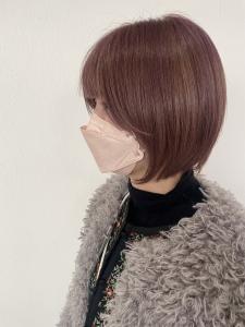 アッシュピンク／ダブルカラー／ショート - ungu GALLERY掲載