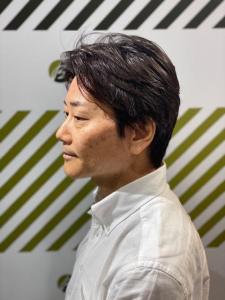 大人カッコいい30代40代50代以上リバースショートレイヤー - BARBER-BAR 四谷店掲載