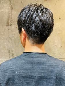 40代50代の大人メンズショート　刈り上げ　マッシュ