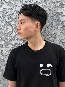 メンズショート　黒髪　ナチュラルパーマ　10代20代 - Broaden by anon掲載