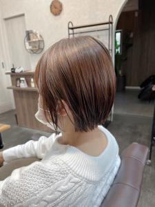 ☆南国のココナッツ縮毛矯正☆ショートボブ - Hair salon  RAIN掲載