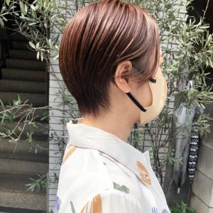 ハンサムショート/ショートボブ/オレンジベージュ - KENJE横浜-Smart Salon-掲載