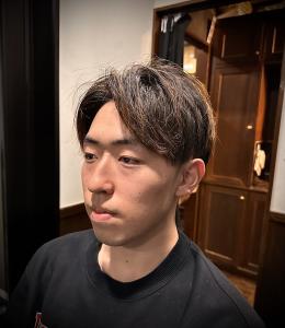 ナチュラルセンターパート - HIRO GINZA BARBER SHOP 横浜掲載