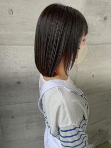 30代40代インナーカラーオレンジボブ☆山之内 - SARA Beauty Sight 志免店掲載