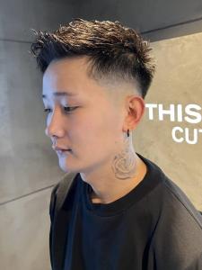 フェードカット　メンズショート　アップバング　【札幌】 - THIS IS BARBER掲載