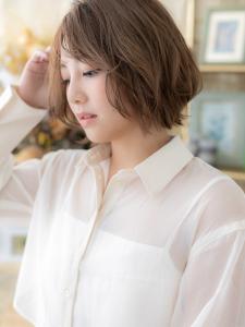 アシンメトリー透け感外国人風Aラインボブ　リラクシー - COVER HAIR bliss【カバーヘア ブリス】志木/志木南口駅前店掲載