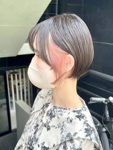 マニッシュショート/ピンクベージュ/ショートボブ - ACT 表参道店掲載