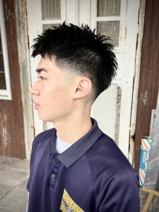 テーパーフェード　スパイキーショート - L.A BARBERSHOP 大津店掲載