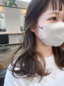 インナーカラー　ホワイトベージュ　シンプルベージュ - Flag Hair 西通り店掲載