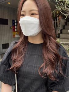 ＃韓国ヘア＃ピンクカラー＃ピンクベージュ - KENJE横浜-Smart Salon-掲載