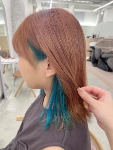 《re'll style》個性派インナーカラー - re’ll*花屋併設の美容院*掲載