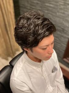 前上げ七三スタイル - ヒロ銀座ヘアーサロン銀座一丁目店掲載