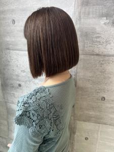 40代50代大人ボブ☆ブラウンカラー/山之内 - SARA Beauty Sight 志免店掲載