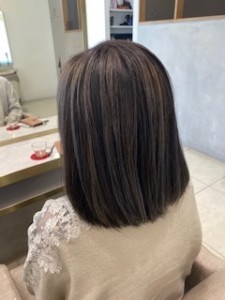 白髪ぼかしハイライト／アクアシルバー - EARTH coiffure beaut? 上尾店掲載
