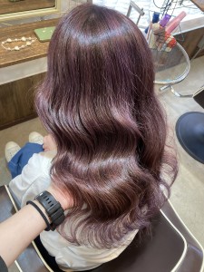 ラベンダーピンクハイライト - PANDOLA美容室 寿町店掲載