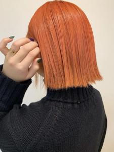 ◆ビビットカラー/オレンジ/アディクシー/ダブルカラー - 【ヘアケア特化型サロン】newi 天王寺掲載