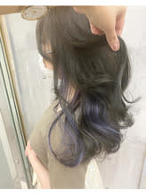 ◆イヤリングカラー/ラベンダーベージュ/グレージュカラー - 【ヘアケア特化型サロン】newi 天王寺掲載
