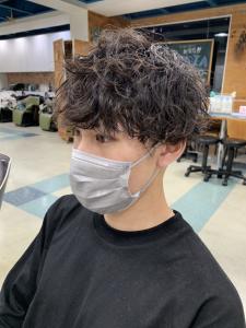 メンズ　スパイラルパーマ - GORO 毘沙門店掲載
