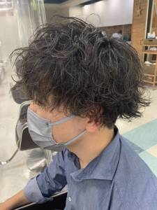 メンズ　波巻きパーマ - GORO 毘沙門店掲載