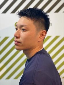 大人カッコいい20代30代40代アップバンクショート - BARBER-BAR 四谷店掲載