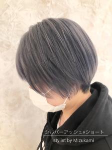 シルバーアッシュ×ショート【WbyGRITTERs 水上】 - W by GRITTERs掲載