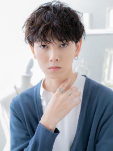 ツイストパーマモテ髪マッシュショート　ダークグレージュ - mod's hair【モッズヘア】越谷/越谷西口店掲載