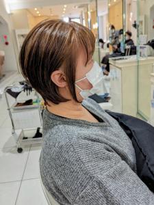 初体験♪脱白髪染めハイライトカラー×ショートボブ【我孫子】 - AVENIR 我孫子店掲載