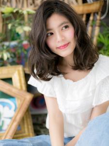 オリーブグレージュくせ毛風アシンメトリー　斜めバング - COVER HAIR & SPA bliss【カバーヘア アンド スパ ブリス】浦和/浦和西口店掲載