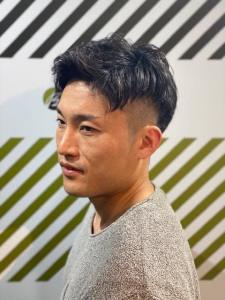大人カッコいい30代40代50代以上アップバンクショート - BARBER-BAR 四谷店掲載