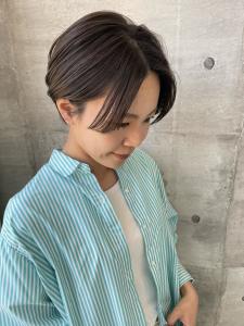30代40代大人グレージュなハンサムショート☆山之内 - SARA Beauty Sight 志免店掲載
