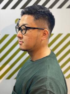 大人カッコいい20代30代40代アップバンクショート - BARBER-BAR 四谷店掲載