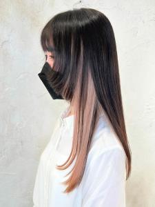【Reir吉祥寺】*インナーカラー+ペールピンク×ブラック* - Reir_吉祥寺 レイール キチジョウジ掲載