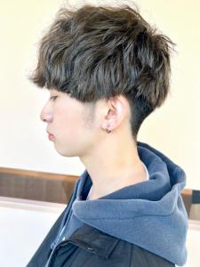 マッシュ×グレージュカラー - 半個室 rire hair 大野城店掲載