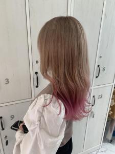 ミルクティー　グラデーションピンク - HEARTS hair's五日市店掲載