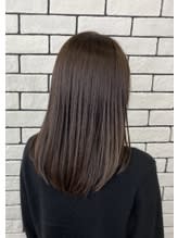 10代20代30代/グレージュ/アッシュ/セミロング/髪質改 - QUALIS 赤塚店掲載