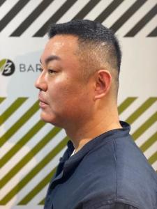 大人カッコいい30代40代50代以上アップバンクショート - BARBER-BAR 四谷店掲載