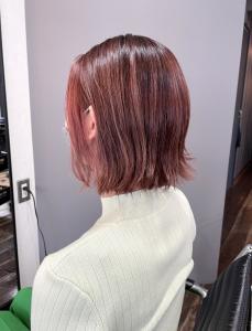 ピンクフェイスフレーミング・レイヤーボブ - hair＆make egerie掲載
