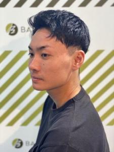 大人カッコいい20代30代40代アップバンクショート - BARBER-BAR 四谷店掲載
