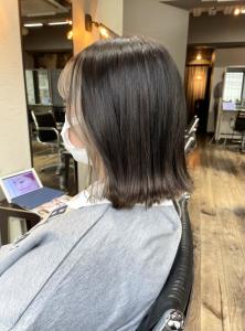 プラチナブリーチ・フェイスフレーミング・ミディアムボブ - hair＆make egerie掲載