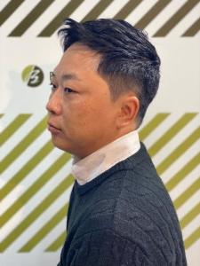 大人カッコいい30代40代50代以上アップバンクショート - BARBER-BAR 四谷店掲載