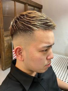 ソフトモヒカン　スキンフェード　ブリーチ - 完全個室 THIS IS BARBER 3rd掲載