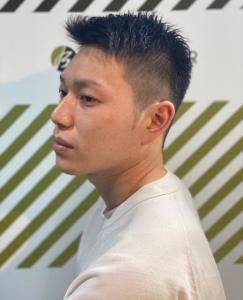 大人カッコいい20代30代40代アップバンクショート - BARBER-BAR 四谷店掲載
