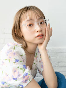 20代30代大人可愛いミルクティーベージュワイドバングウルフ - QUALIS 上福岡店掲載