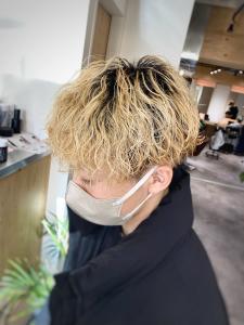 ブリーチパーマ ~波巻きスパイラル~ - QOL mens salon 立川掲載