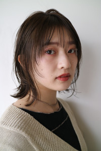 ウルフレイヤーボブ【ヴィーガンカラーオリーブグレージュ】 - R hair natural & organic salon掲載