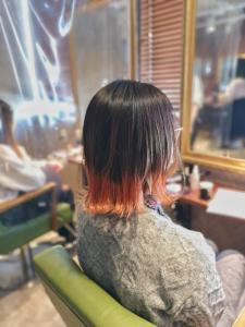 ひし形外ハネボブインナーカラーセクションカラー小顔くびれ韓国 - newi八王子掲載
