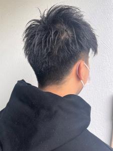 黒髪ツーブロック×アップバング - e.m.a PREMIUM BEAUTY SALON掲載